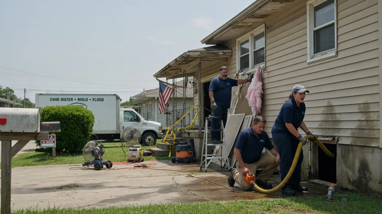 Water Damage Repair in Dulac, LA near me